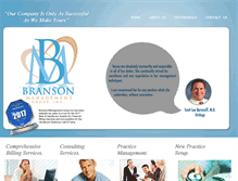 Tablet Screenshot of bransonmg.com